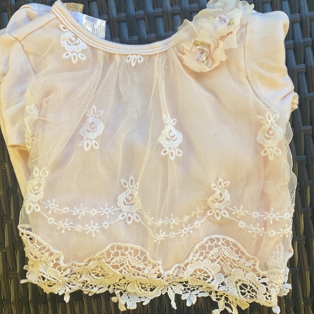 biscotti light pink one piece